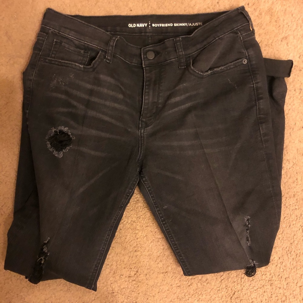 Black skinny jeans